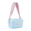 Polarbox Látkový popruh POP, vzor Animal, ružová pracka PLBSTRAP9299