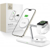 Tech-Protect A12 3in1 Stand & Wireless Charger černá