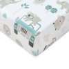 Bavlnené prestieradlo do postieľky New Baby Safari II 120x60 cm