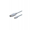 Digitus DisplayPort připojovací kabel, mini DP/M - DP/M 2.0m (AK-340102-020-W)