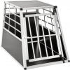 Tectake 400651 přepravní box pro psa s rovnou zadní stěnou 65 x 90 x 69,5 cm