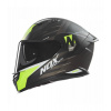 Prilba N401 Crower, NOX (čierna matná, žltá fluo) 2025 L