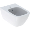Závesný bidet Geberit Smyle Square, uzavretý tvar: T=54cm, Prepad=Viditeľné, biela, 500.209.01.1