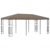 zahrada-XL Altánok 6x3 m, sivohnedý, látka 312271