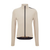 SANTINI Cyklistická zateplená bunda - POWER SHIELD - béžová L