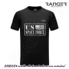 Tričko RANGER® - US SPACE FORCE S Čierna