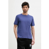Tričko s prímesou ľanu United Colors of Benetton 33CMU101R tmavomodrá L