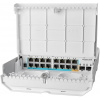 MikroTik CRS318-1Fi-15Fr-2S-OUT, reverzné PoE
