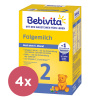 4x BEBIVITA Mlieko 2 Instantná pokračovacia mliečna výživa od uk. 6. mesiaca, 500 g