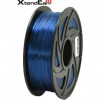 XtendLAN PLA filament 1,75mm průhledný modrý 1kg 3DF-PLA1.75-TBL 1kg