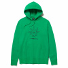 HUF - Easy Green P/O Hoodie green Veľkosť: S