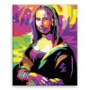 Maľovanie podľa čísel - Mona Lisa 02 - 80x100 cm, plátno vypnuté na rám - výroba CZ