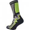 Knoxfield Long Unisex ponožky 03160041 čierna/žltá č.43