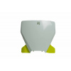 čelná číselná tabuľka, RTECH (bielo-žltá) HUSQVARNA TC/FC/FS 125/250/350/450