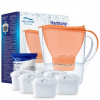Filtračná kanvica Aqualogis Harmony Oranžová, 5+1 Filtre