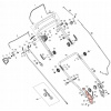 ND MAKITA / DOLMAR Držiak madla pravý ELM4620, EM462, EM463S,YA00001060 (81