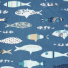 Bavlna s rybičkami 1 m