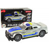 LEAN TOYS Auto policajné 1:14 svetlá zvuky strieborné