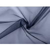 Organza tuhá dekoračná modrá tmavá 1m