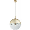 Globo Lighting Varus závesné svietidlo 1x40 W priehľadná-zlatá 15857