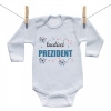 Boodyy Body s dlhým rukávom Budúci prezident 92 (18-24 mesiacov)