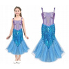 Kostým pre dievča - Kostým 5902023113482 120-130 (Mermaid šaty morská panna Ariel Arielka M 122 128)