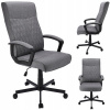Kancelárska stolička Comfort, čierny podstavec, sivá 41452 CM-978607