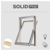 Strešné okno RoofLITE SOLID PINE drevené 78x140 cm RoofLITE+
