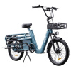 ONESPORT OT01 Elektrický nákladný bicykel - modrá