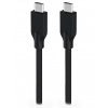 Genius ACC-C2CC-3A, Kabel, USB-C/USB-C, USB 3.0, 3A, PD 60W, opletený, 1m, černý 32590006400