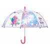 PERLETTI Dáždnik Jednorožec transparentní 65cm