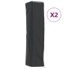 Kryty na ohrievač 2 ks pyramída 58x58x228 cm 420D oxford látka-ForU-3203400