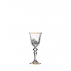 Bohemia Crystal ručne brúsené poháre na likér Prisma Line Gold 60ml (set po 2ks)
