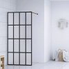 vidaXL Sprchová zástena walk-in, matné tvrdené sklo 118x190 cm