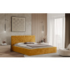 Posteľ BACOLI 180x200 zlatá s úložným priestorom