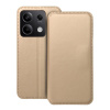 OEM Obal DUAL POCKET Book case pre XIAOMI Redmi Note 13 5G zlatý