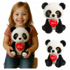 Plyšová hračka Panda Wanda so srdcom „Love“ Plyšová hračka