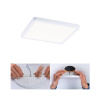 Paulmann LED panel Areo 4000K hranatý 17,5cm biely - 93042