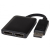 PREMIUMCORD Adaptér DisplayPort - 2x DisplayPort, rozšíření + zrcadlení obrazu, 4K*2K@30Hz kportad17