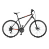 BICYKEL AUTHOR HORIZON matná čierna/oranžová 2024 Veľkosť: 22