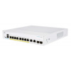 Cisco switch CBS250-8P-E-2G (8xGbE,2xGbE/SFP combo,8xPoE+,60W,fanless) - REFRESH CBS250-8P-E-2G-EU-RF