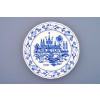 Cibulák tanier závesný plytký / výročný 1992 24 cm cibulový porcelán, originálny cibulák Dubí 1. akosť