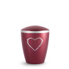 Detská urna Elegance Heart - Červená
