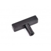 Nerezové madlo knopka 50mm čierne 12x12mm (MD250B)