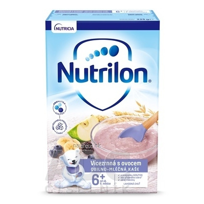 NUTRICIA Zakłady Produkcyjne Sp. z o.o. Nutrilon obilno-mliečna kaša viaczrnná s ovocím (od ukonč. 6. mesiaca), 1x225 g