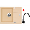 Sinks LINEA 600 XC Sahara + Vitalia čierná matná