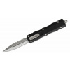 Vega Microtech 225-11 Dirac Combo Standard automatický nôž 7,4 cm, Stonewash, čierna, hliník