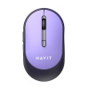 Univerzálna bezdrôtová myš Havit MS78GT (fialová) 6939119041229
