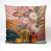 Takoy Zamatová obliečka na vankúš 45x45 maľovaný obraz kvetov 1-HT-00288