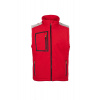 Pánska softshellová vesta Payper STREAM PAD VEST Farba: Červená/ Čierna, Veľkosť: 2XS (S00772048903015XXS)
